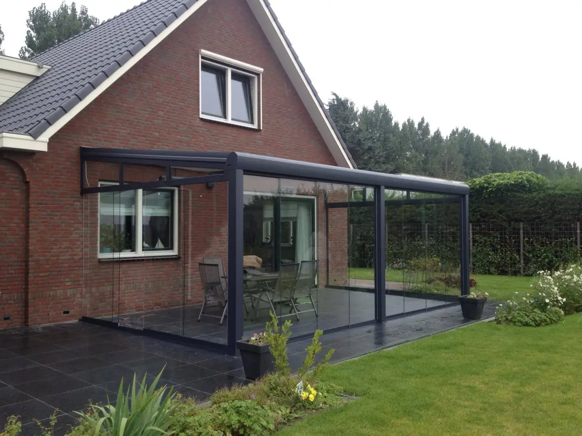 Glazen terrasoverkapping op maat